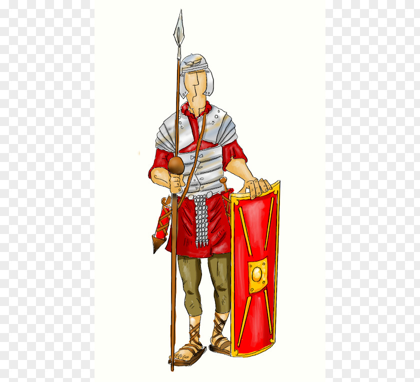 Drawing Roman Soldier Vector Ancient Rome Army Praetorian Guard Clip Art PNG