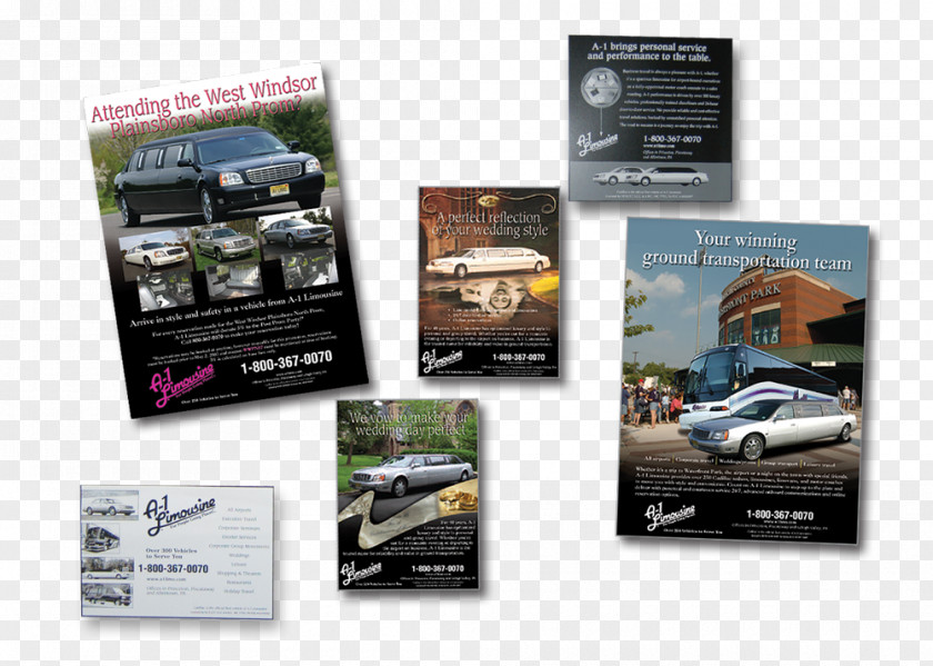 Flyers Display Advertising Limousine Direct Marketing Campaign PNG