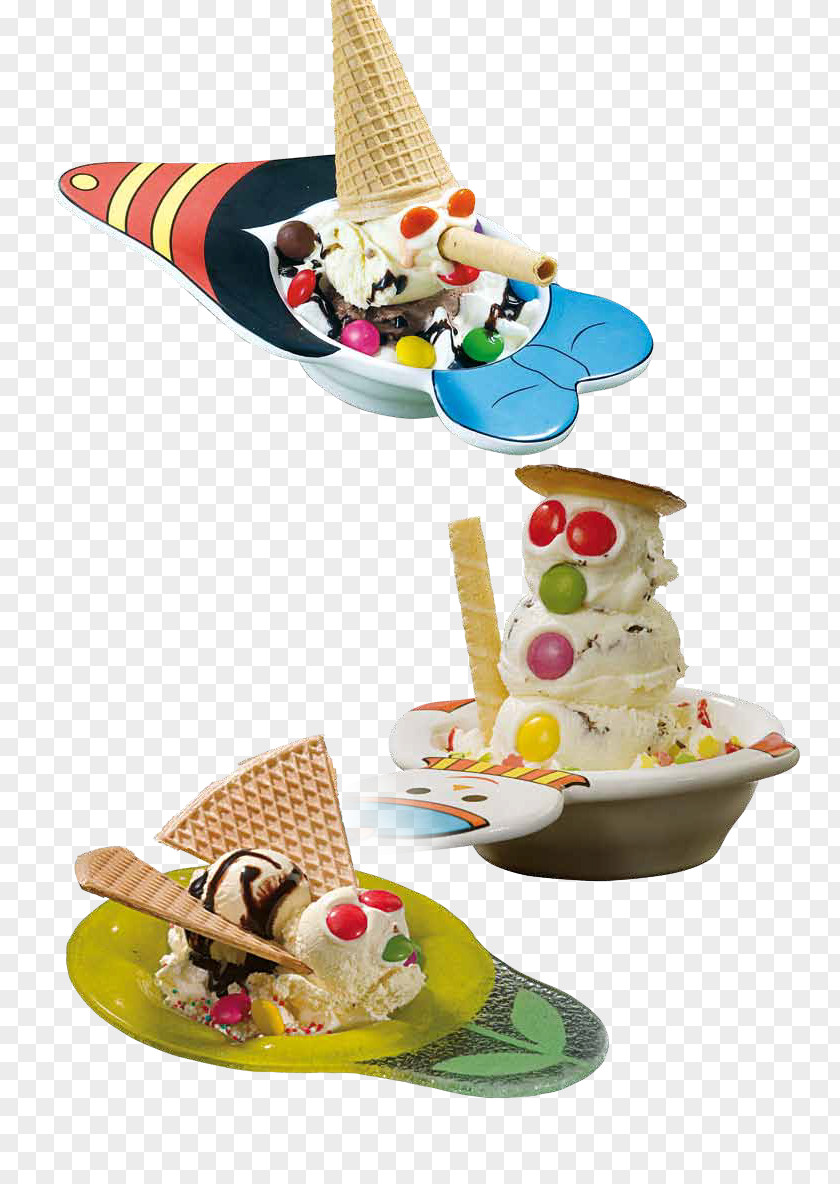 Ice Cream Sundae Gelato Frozen Yogurt Cones PNG