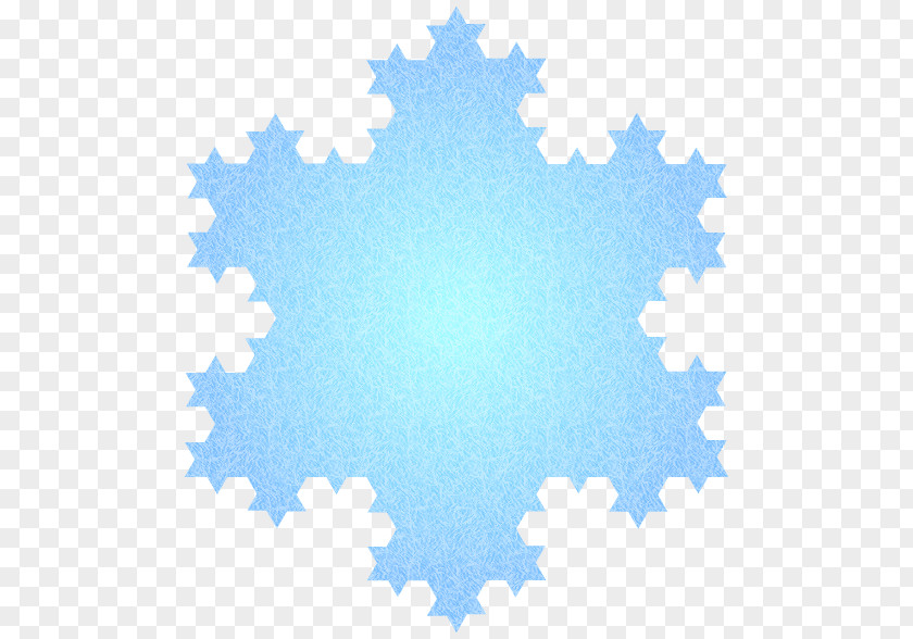 Snowflake Koch Fractal Curve Mathematics PNG