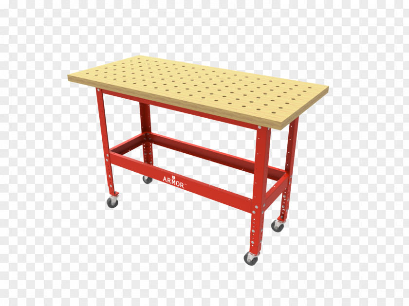 Table Butcher Block Tool Clamp Workbench PNG