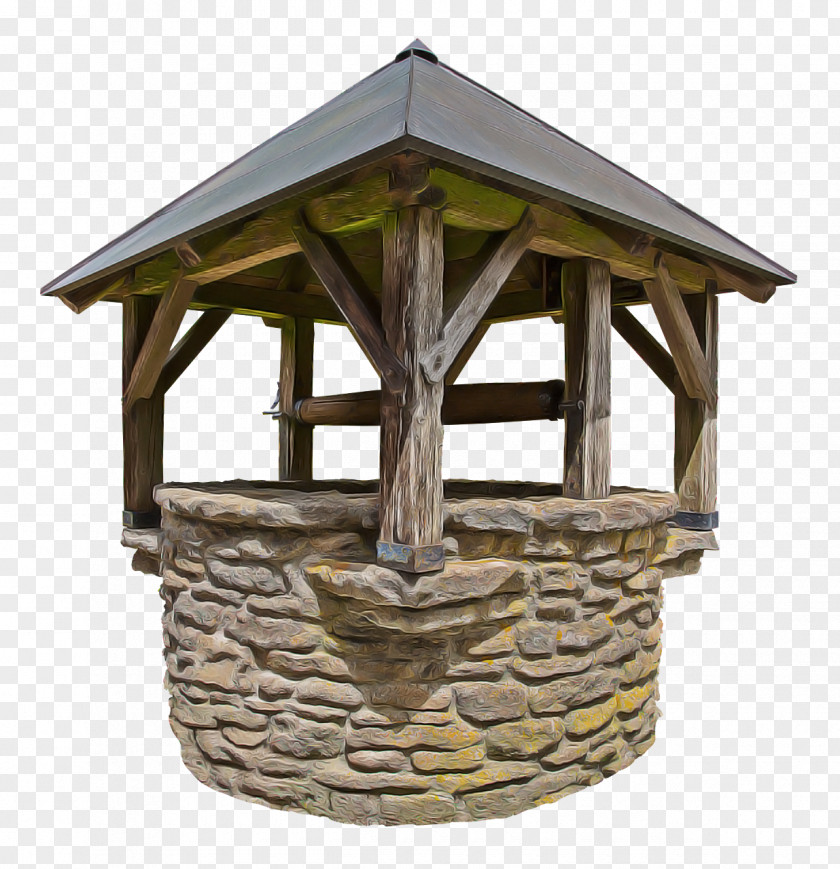 Water Well Gazebo Shed Roof PNG
