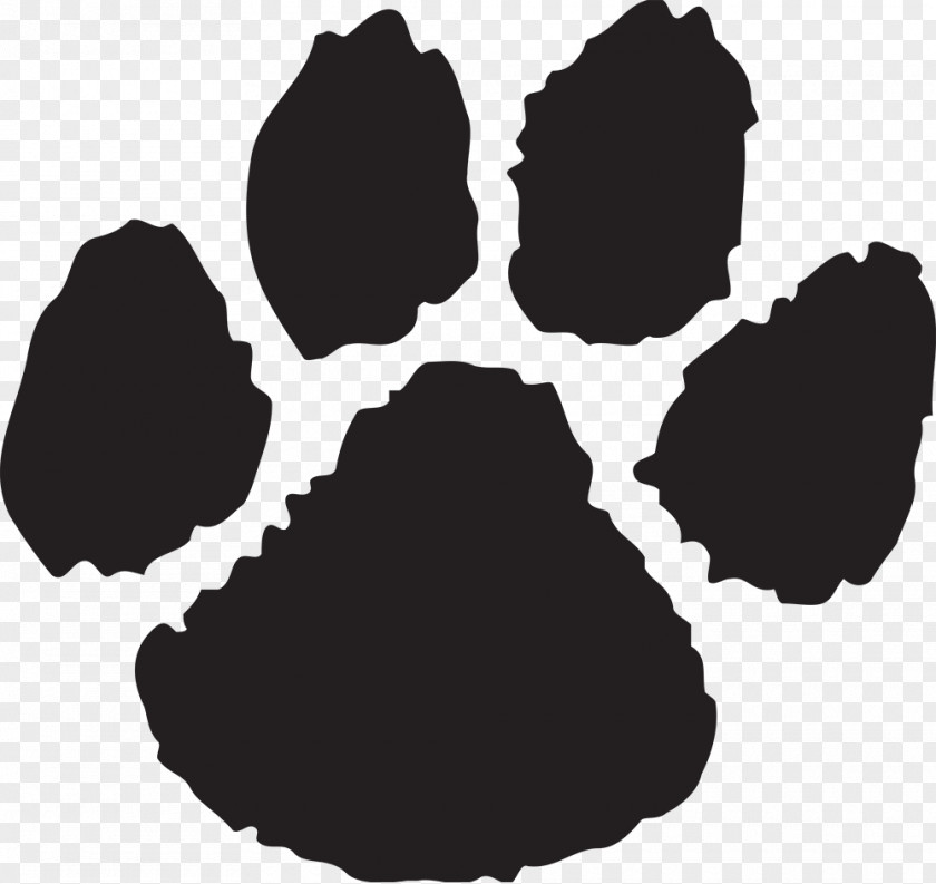 Black Wildcat Cliparts Dog Paw Clip Art PNG