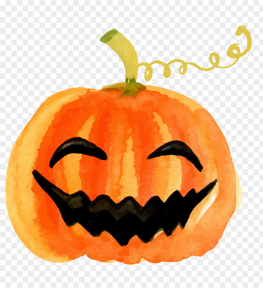 Smiling Pumpkin Calabaza Halloween Jack-o-lantern PNG