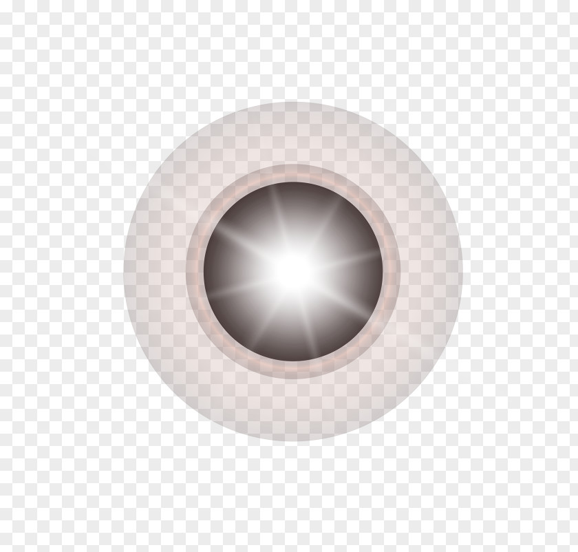 Star Halo Effect Element Circle Eye Close-up Pattern PNG