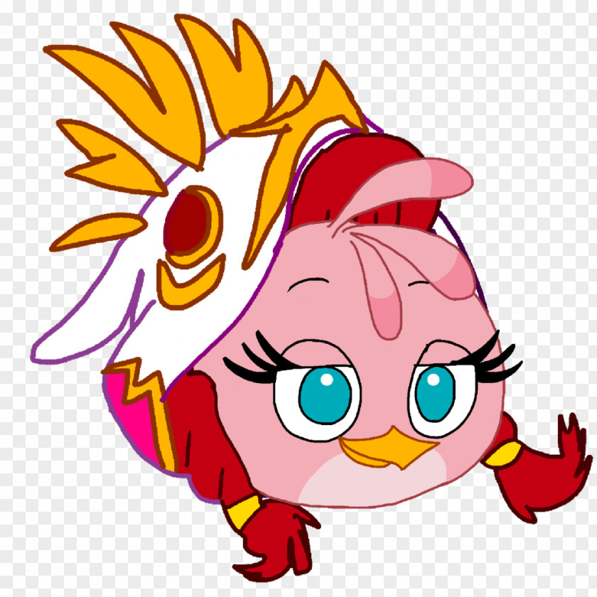 Angry Birds Stella Fan Art PNG