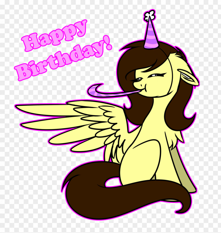 Birthday Little Pony Clip Art Illustration Cartoon Legendary Creature Text Messaging PNG