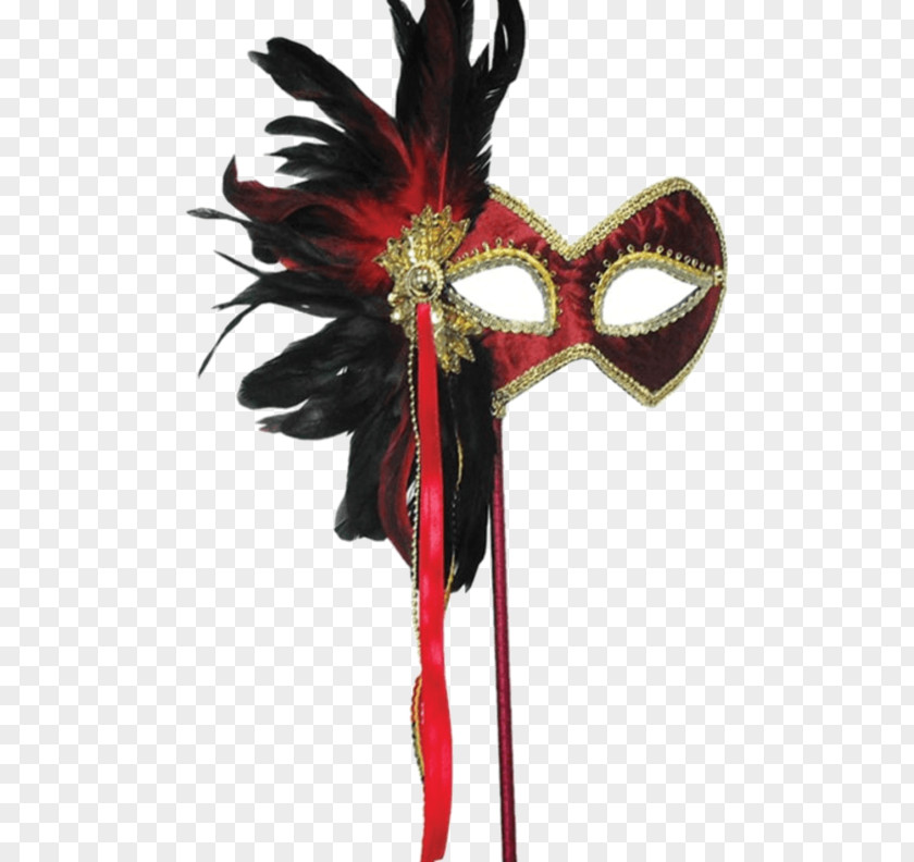 Carnival Mask Black Masquerade Ball Red PNG