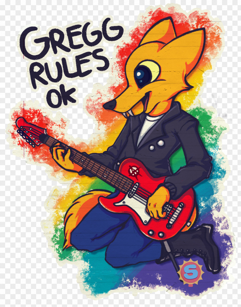 Guitar Hero Night In The Woods Art Online And Offline Drawing PNG