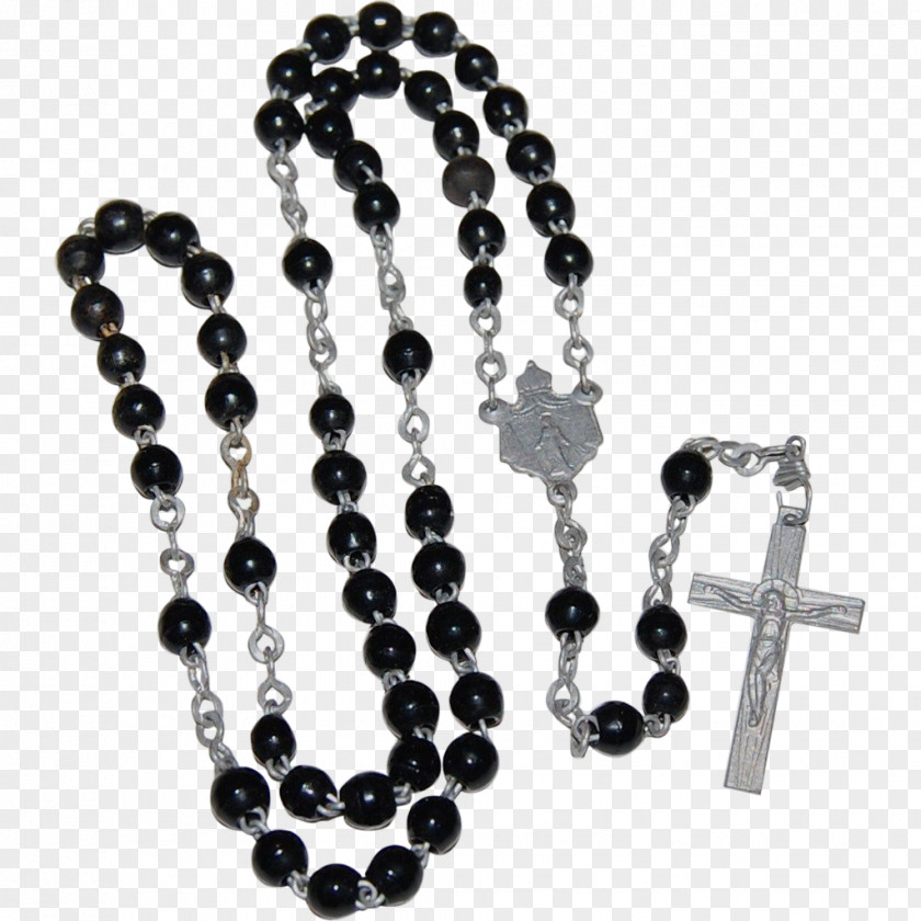Measuring Glass Rosary Prayer Beads Crucifix PNG