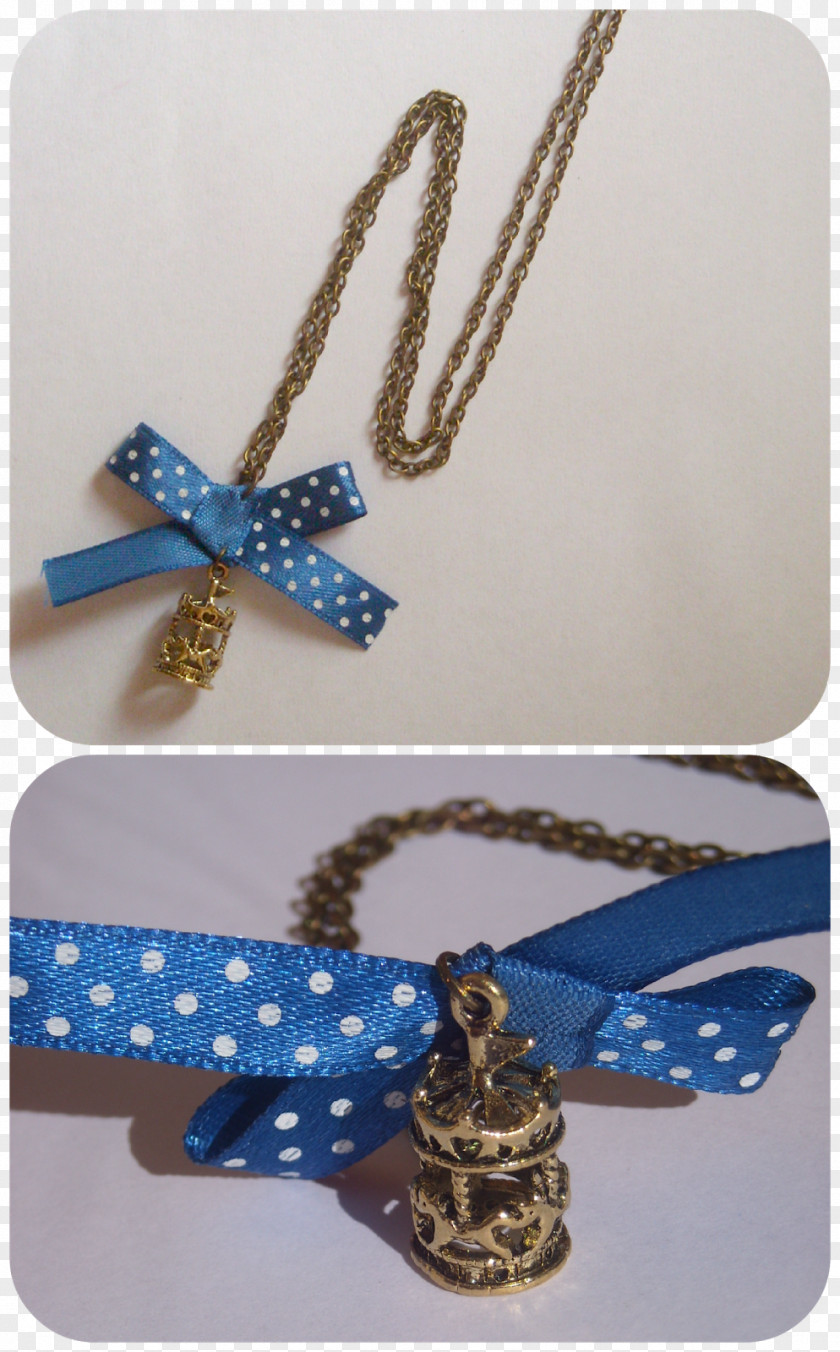 Necklace Cobalt Blue PNG