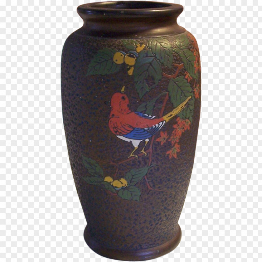 Pottery Vase Ceramic Cobalt Blue Urn PNG
