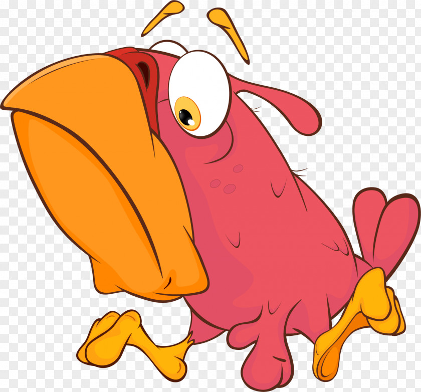 Red Cartoon Bird Royalty-free Illustration PNG