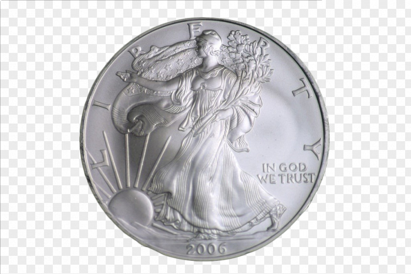 Silver Coins Statue Of Liberty Coin PNG