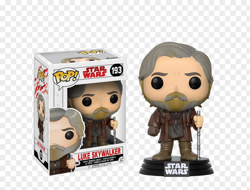 The Last Jedi Luke Skywalker Kylo Ren Rey Funko Action & Toy Figures PNG