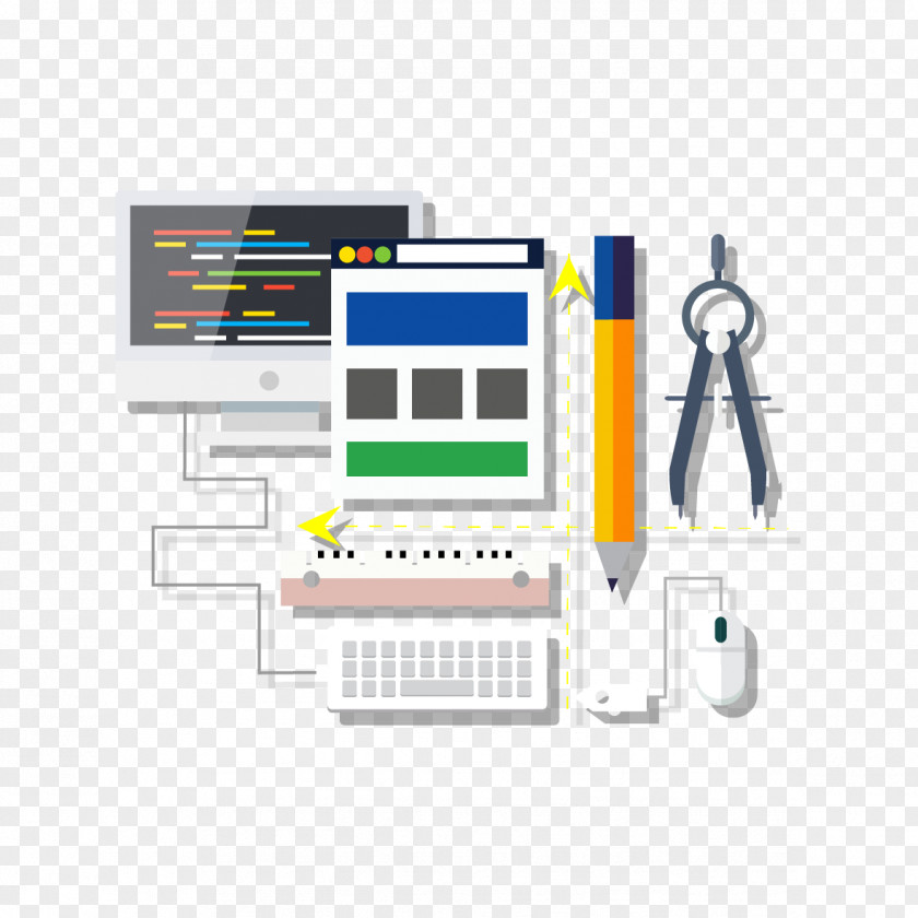 Vector Computer Learning Materials Software Business Graphic Design PNG