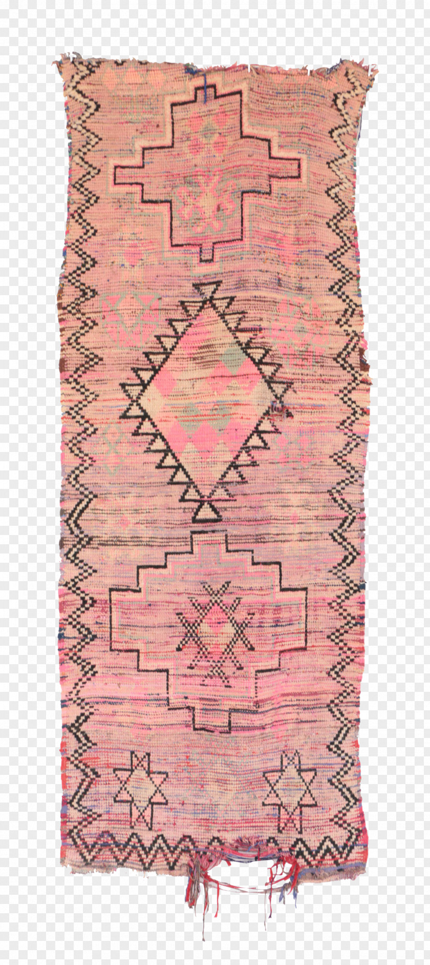 Carpet Indigo&Lavender Indigo Moroccan Hand Woven Wool Pink/Beige Area Rug Jaipur Rugs Boujad PNG