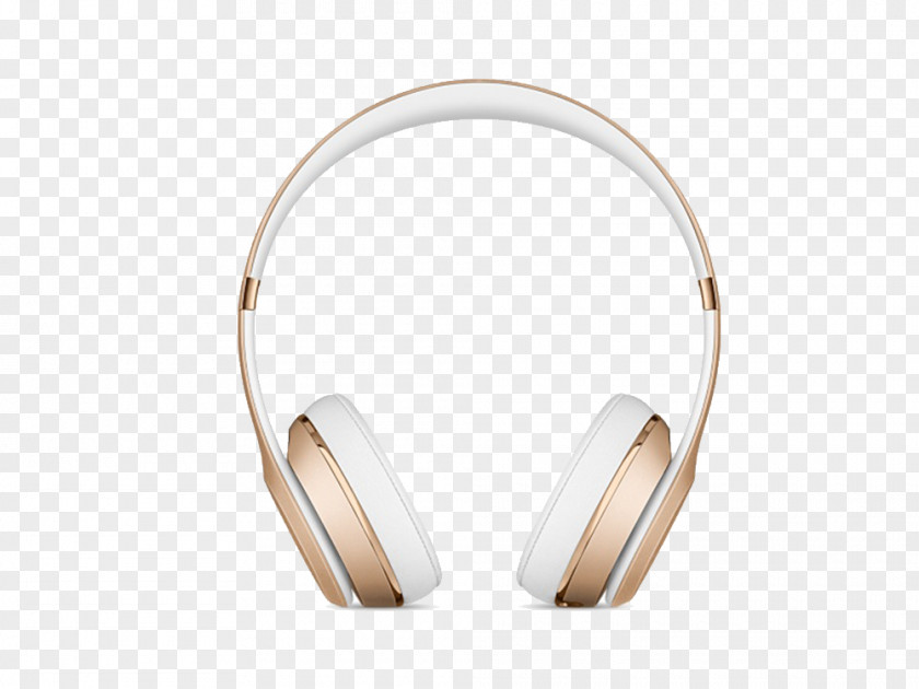 Gold Headphones Microphone Beats Electronics Apple Solo³ Bluetooth PNG