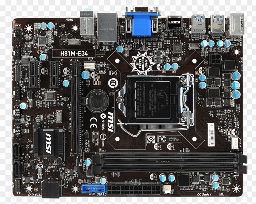 Intel LGA 1150 Motherboard ATX PCI Express PNG