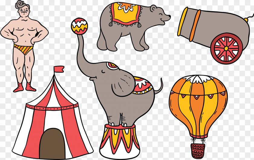 Circus Show Cartoon Clip Art PNG