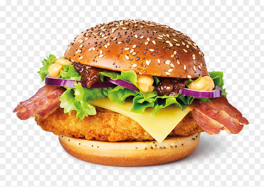 Crispy Chicken Cheeseburger McDonald's McNuggets Big Mac Veggie Burger Fast Food PNG