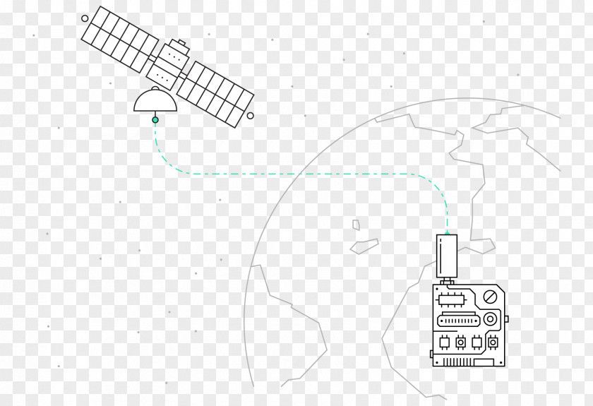 Technology Line Art Sketch PNG