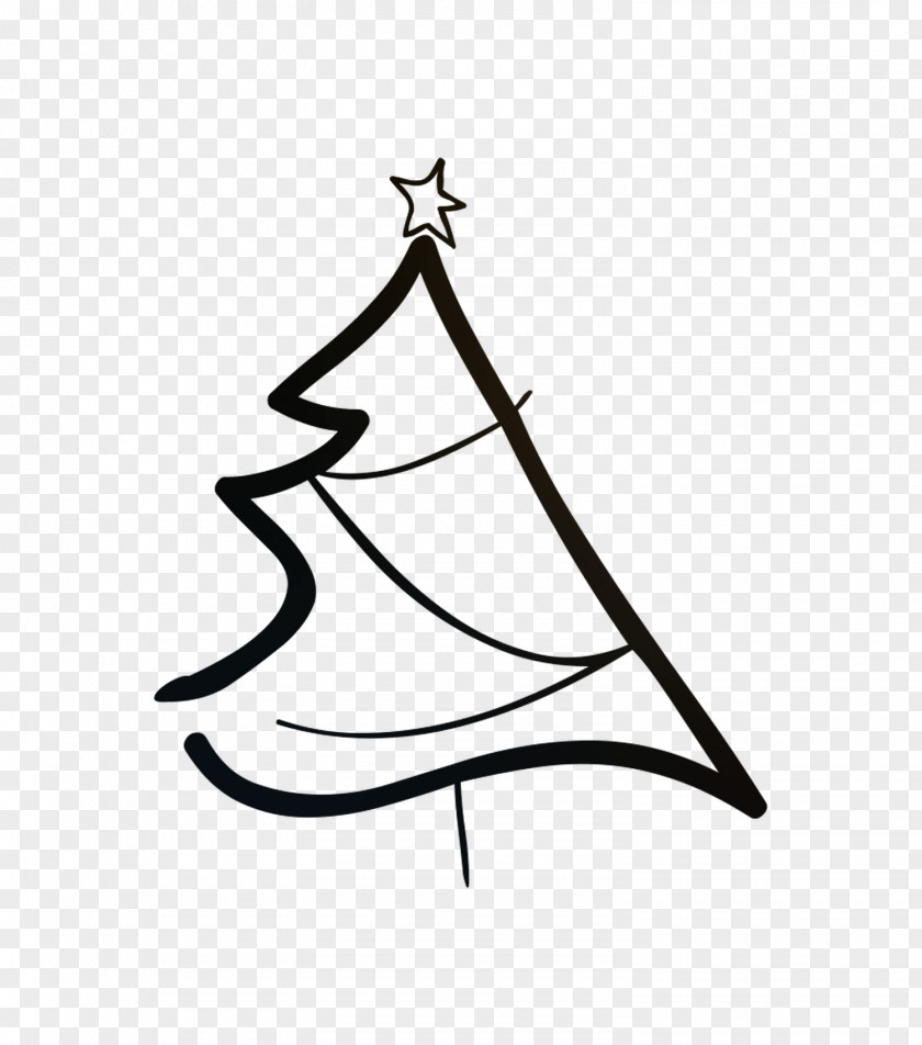 Christmas Tree Line Triangle Day PNG