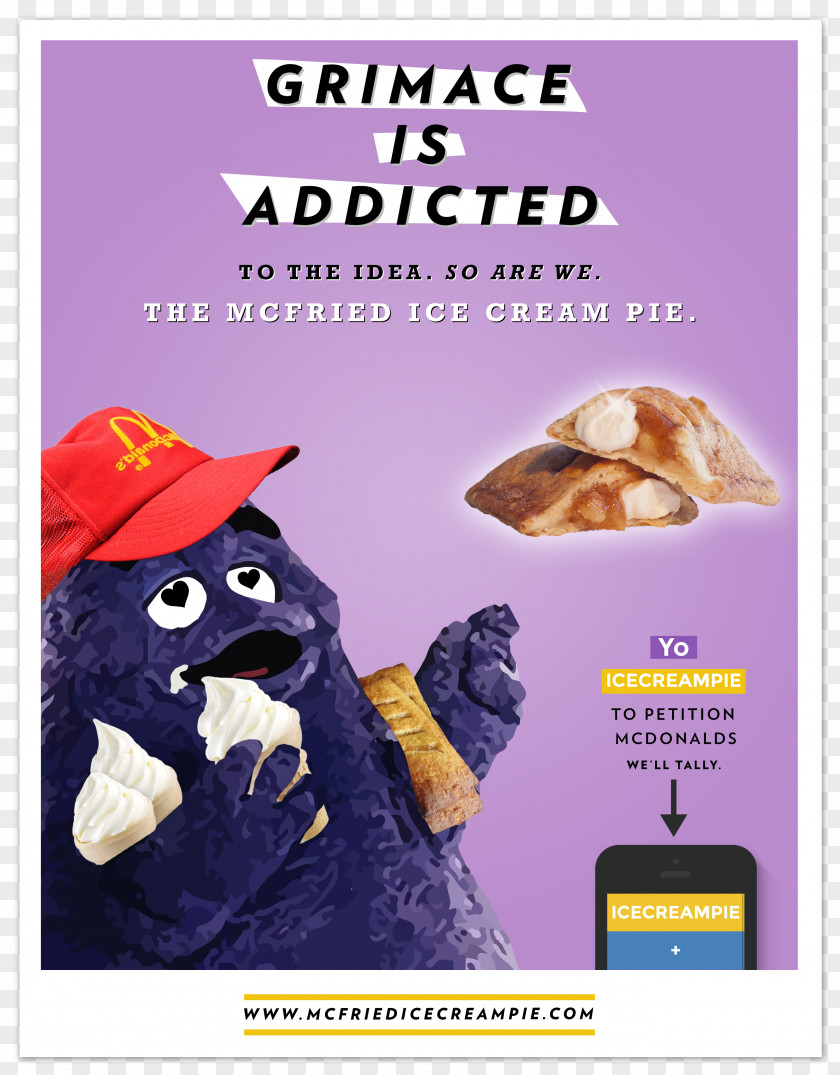 Grimace McDonald's Poster McDonaldland Organism PNG