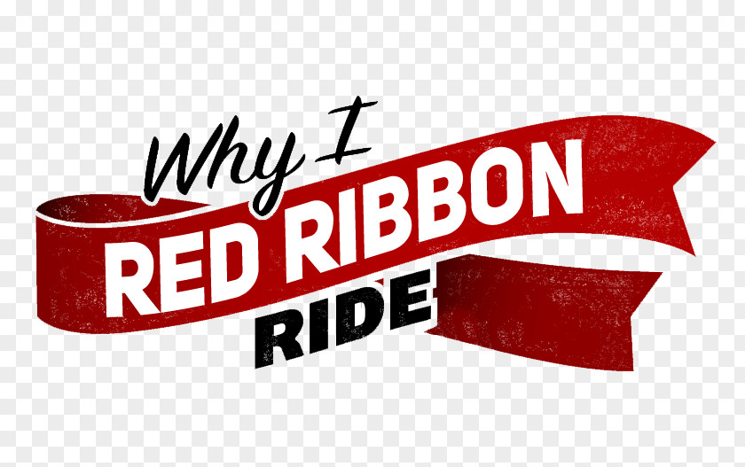 Hiv Ribbon Logo Brand Red Font PNG