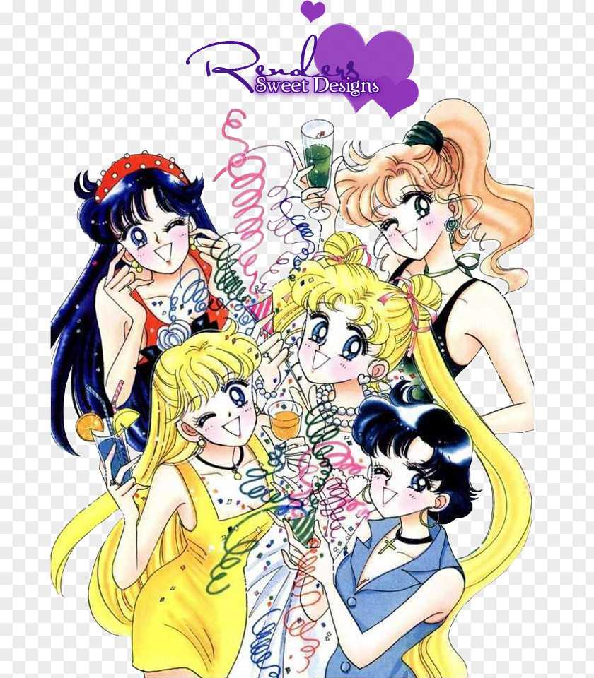 Sailor Moon Art Venus Mars Senshi Codename: V PNG