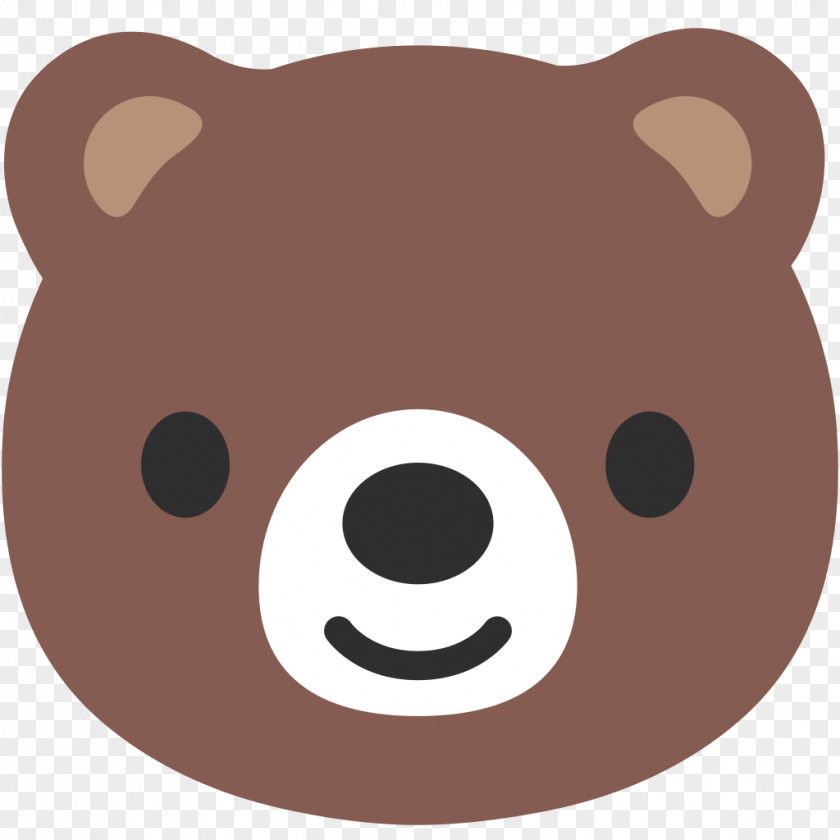 Bear Emoji Android Noto Fonts Clip Art PNG