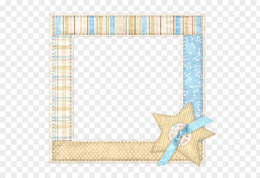 Beautiful Decorative Border Stars Picture Frame Download PNG