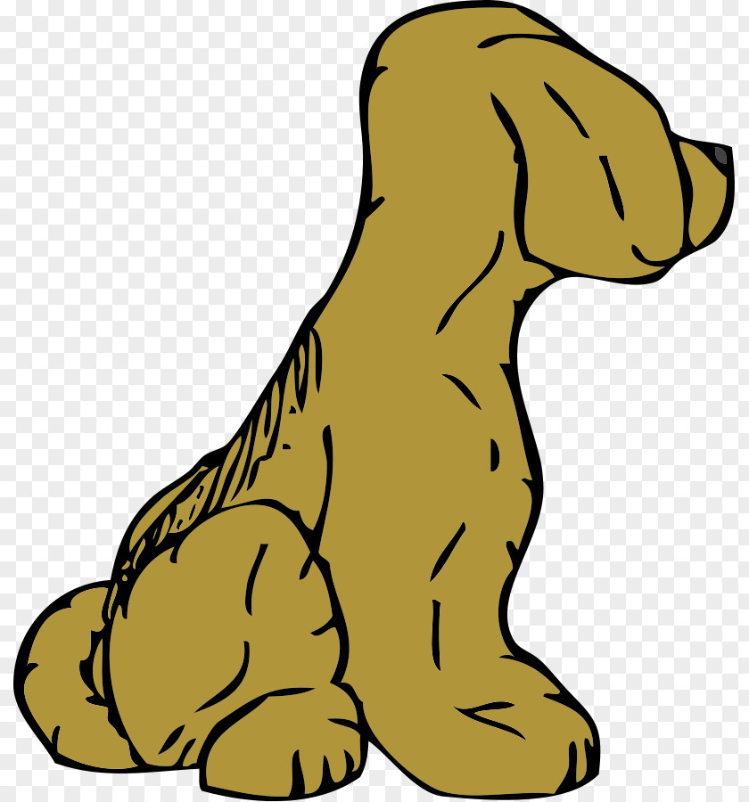 Cartoon Sleeping Dog Clip Art PNG