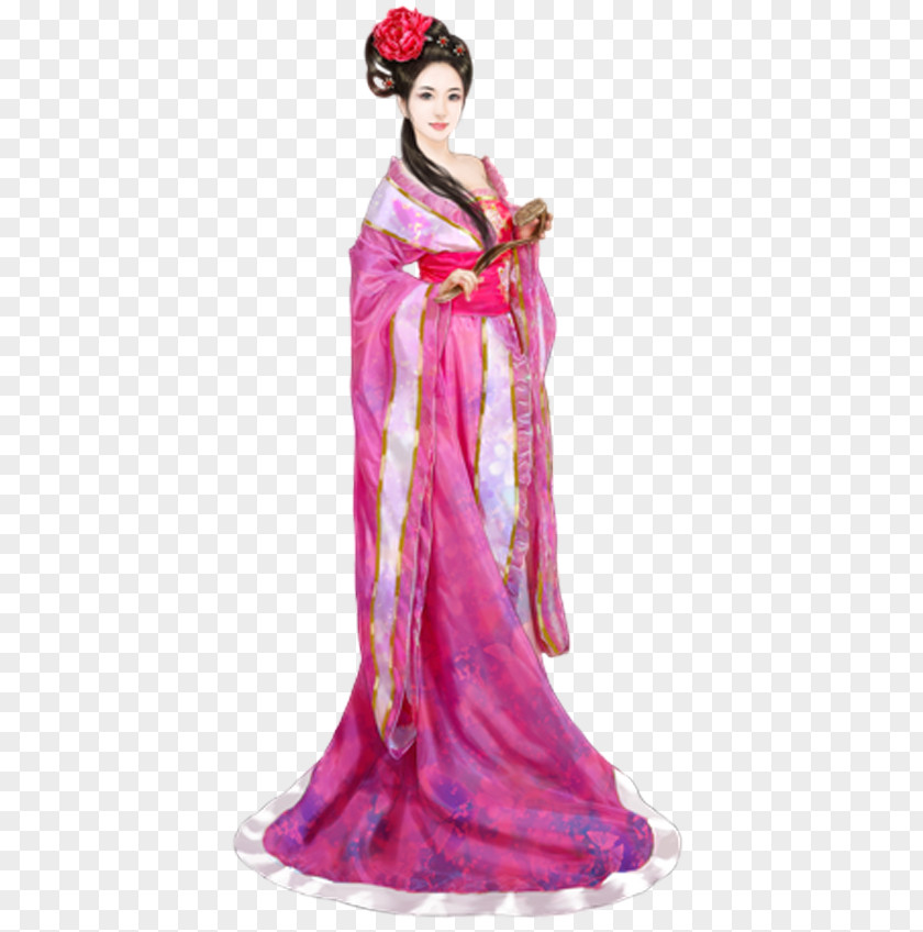 Design Drawing Costume Huli Jing PNG
