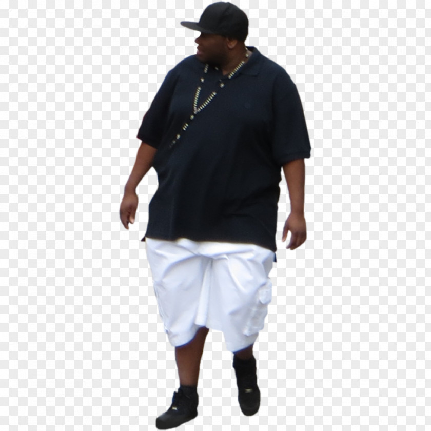 Fat Man T-shirt Infographic PNG