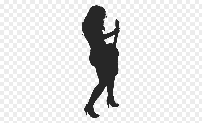 Silhouette Musician Guitar Woman PNG