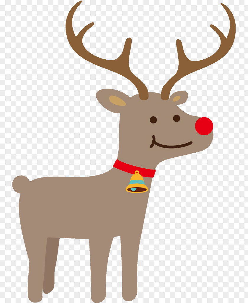 Sticker Fawn Reindeer Christmas PNG