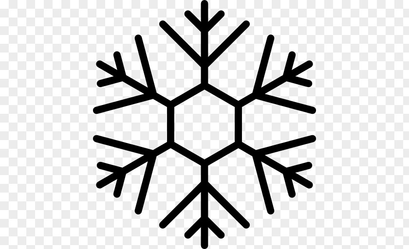 Thin Vector Snowflake Hexagon Line PNG