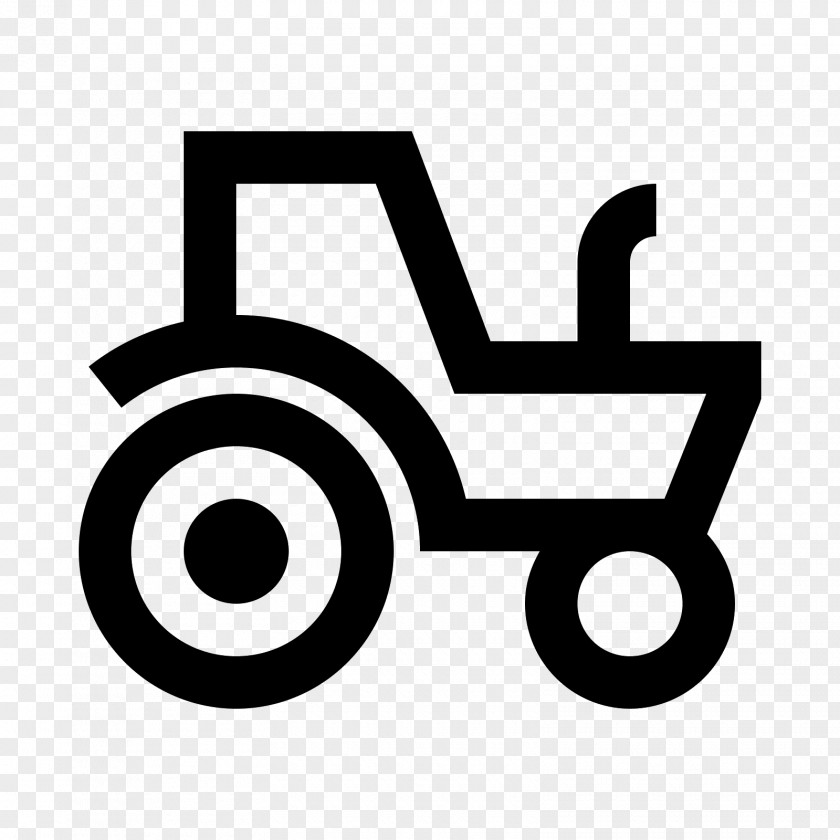 Tractor Agriculture Font PNG