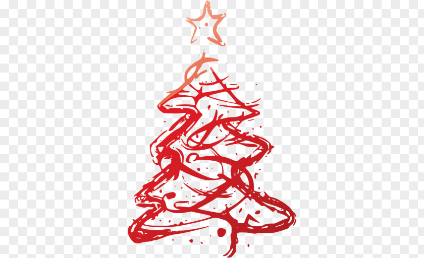 Christmas Tree Painting Art Decoration PNG