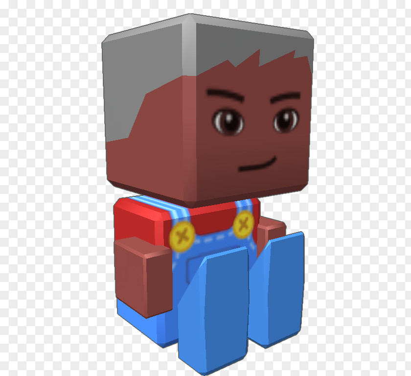 Goffy Blocksworld Character PNG