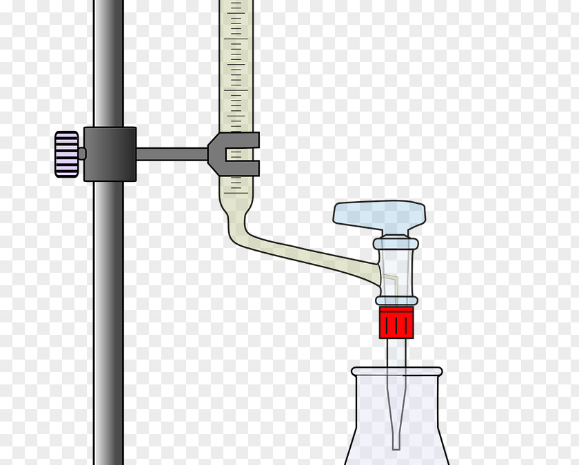 Titration Burette Beaker Neutralization Clip Art PNG