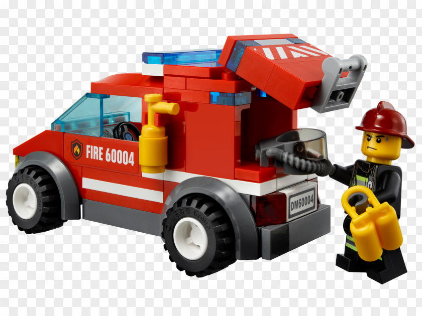 Toy LEGO 60004 City Fire Station Lego PNG