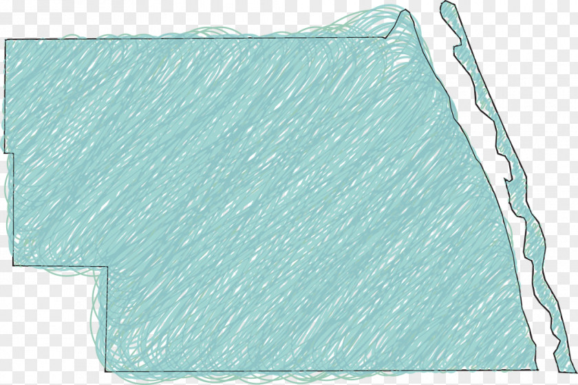 Turquoise Rectangle Material PNG