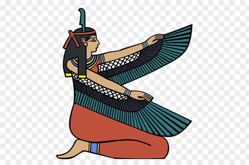 Cute History Cliparts Ancient Egyptian Deities Maat Goddess PNG