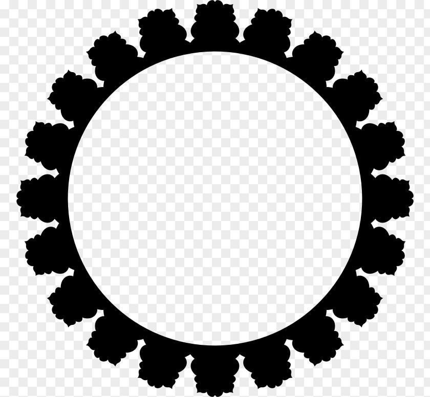 Frame Silhouette Black Circle Ring Clip Art PNG