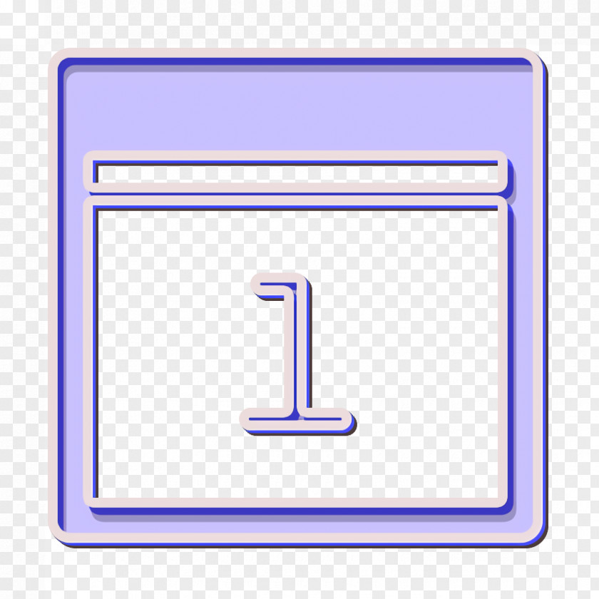 Rectangle Timetable Icon Calendar Day Month PNG