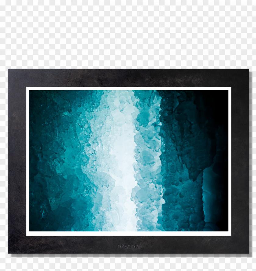 Blue Ice Picture Frames Desktop Wallpaper Printing PNG