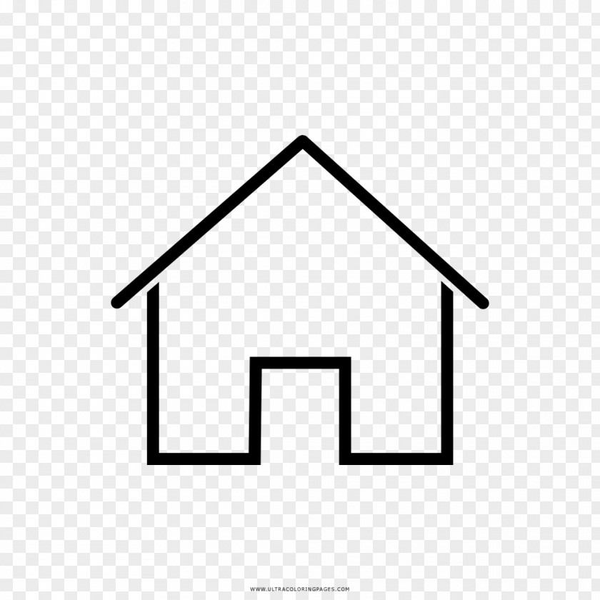 House Drawing Coloring Book Home PNG