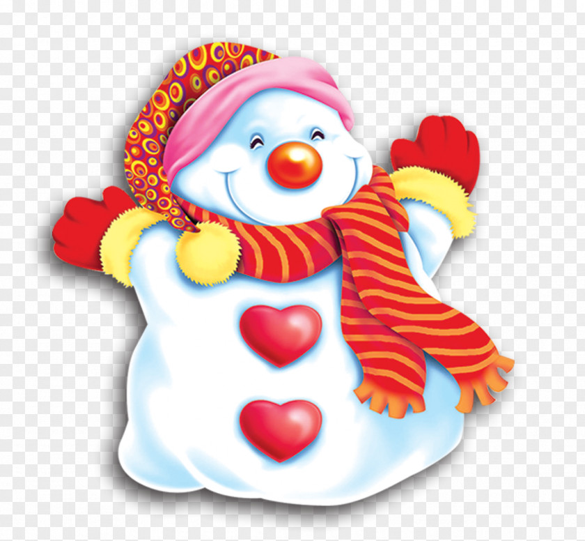 Snowman New Year's Day Christmas PNG